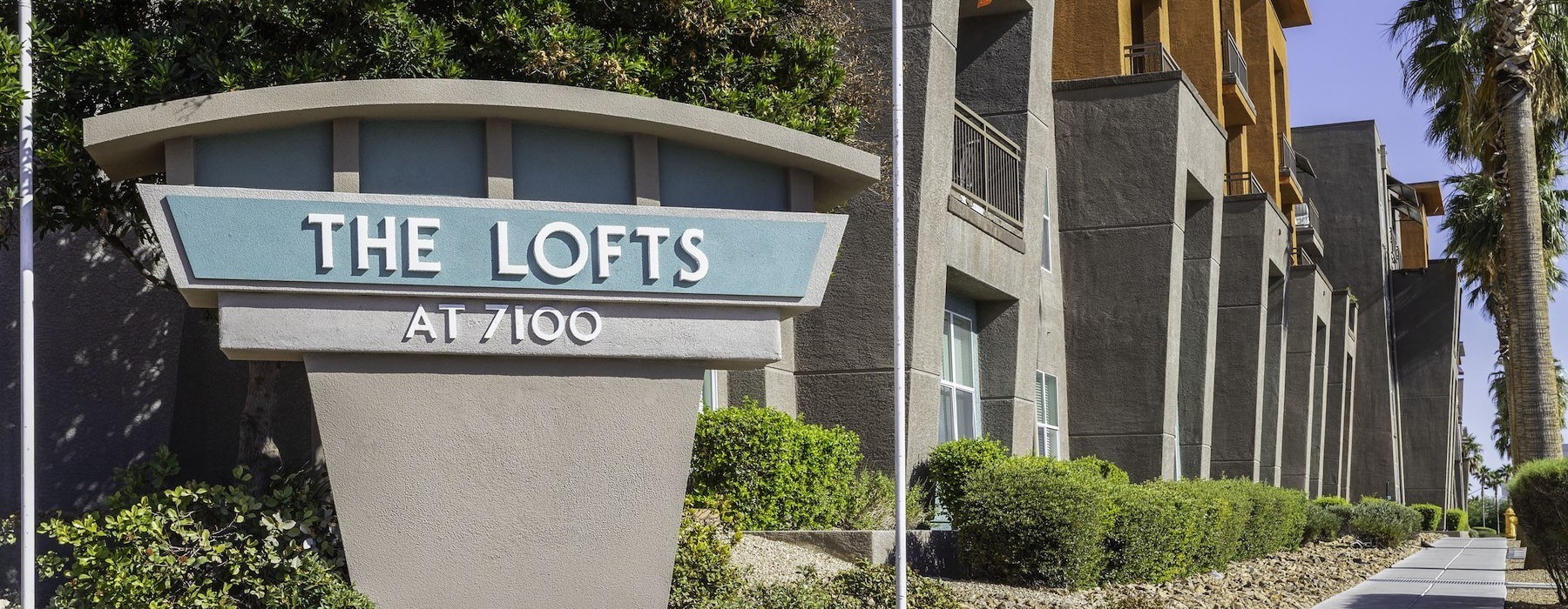 apartment sign